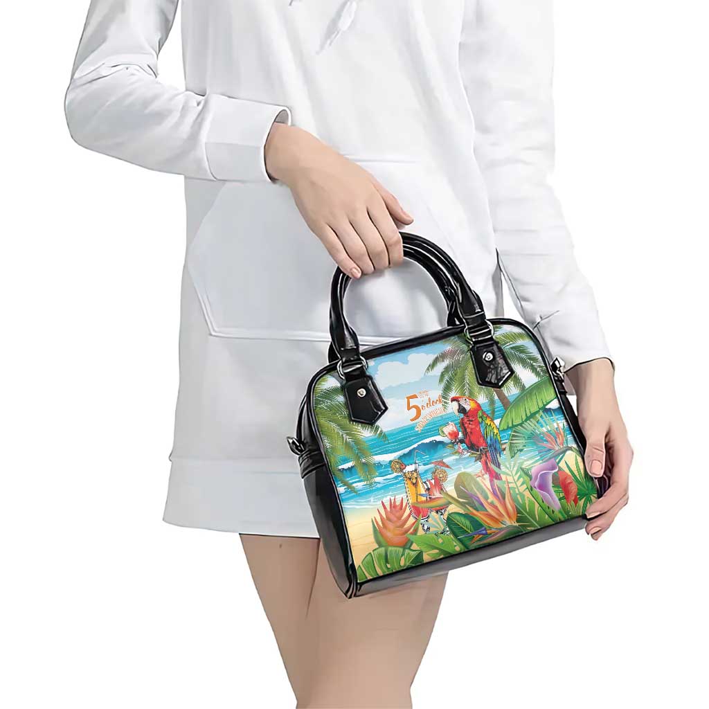 Aloha Hawaii Christmas Shoulder Handbag It's 5 o'clock Somewhere LT7 - Polynesian Pride