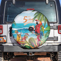 Aloha Hawaii Christmas Spare Tire Cover It's 5 o'clock Somewhere LT7 Colorful - Polynesian Pride