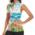 Aloha Hawaii Christmas Women Sleeveless Polo Shirt It's 5 o'clock Somewhere