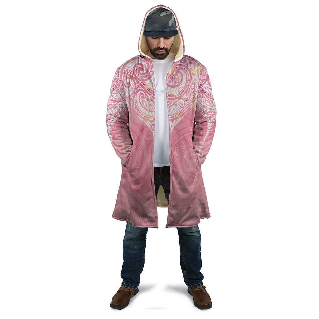 Breast Cancer Awareness Maori Aotearoa Cloak Manta Ray - Pink Glaze LT7 - Polynesian Pride