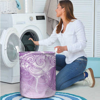 Epilepsy Awareness Maori Aotearoa Laundry Basket Manta Ray - Purple Glaze LT7 - Polynesian Pride