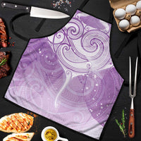 Epilepsy Awareness Maori Aotearoa Apron Manta Ray - Purple Glaze LT7 Purple - Polynesian Pride