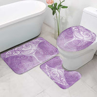 Epilepsy Awareness Maori Aotearoa Bathroom Set Manta Ray - Purple Glaze LT7 - Polynesian Pride
