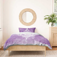 Epilepsy Awareness Maori Aotearoa Bedding Set Manta Ray - Purple Glaze LT7 - Polynesian Pride