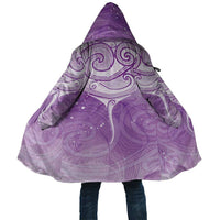 Epilepsy Awareness Maori Aotearoa Cloak Manta Ray - Purple Glaze LT7 Unisex Purple - Polynesian Pride
