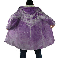 Epilepsy Awareness Maori Aotearoa Cloak Manta Ray - Purple Glaze LT7 - Polynesian Pride