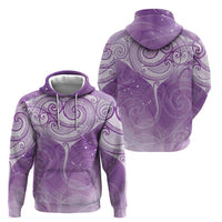 Epilepsy Awareness Maori Aotearoa Hoodie Manta Ray - Purple Glaze LT7 - Polynesian Pride