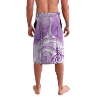 Epilepsy Awareness Maori Aotearoa Lavalava Manta Ray - Purple Glaze LT7 - Polynesian Pride
