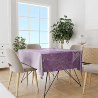 Epilepsy Awareness Maori Aotearoa Tablecloth Manta Ray - Purple Glaze LT7 - Polynesian Pride