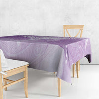 Epilepsy Awareness Maori Aotearoa Tablecloth Manta Ray - Purple Glaze LT7 - Polynesian Pride