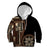 Samoa Siapo Motif Kid Hoodie Classic Style - Black Ver02 LT7 Hoodie Black - Polynesian Pride