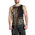 Samoa Siapo Motif Men Tank Top Classic Style - Black Ver02 LT7 - Polynesian Pride