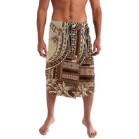 Samoa Siapo Mamanu Lavalava Plumeria Mocha Motifs LT7 Mocha - Polynesian Pride