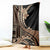 Samoa Siapo Mamanu Blanket Plumeria Black Motifs