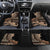 Samoa Siapo Mamanu Car Mats Plumeria Black Motifs