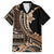 Samoa Siapo Mamanu Family Matching Short Sleeve Bodycon Dress and Hawaiian Shirt Plumeria Black Motifs