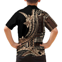 Samoa Siapo Mamanu Hawaiian Shirt Plumeria Black Motifs LT7 - Polynesian Pride