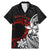 Valentine New Zealand Family Matching Mermaid Dress and Hawaiian Shirt Aotearoa Couple Maori Aroha Ki a Koe LT7 Dad's Shirt - Short Sleeve Black - Polynesian Pride