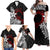 New Zealand Aotearoa Valentine Family Matching Off Shoulder Maxi Dress and Hawaiian Shirt Couple Maori Aroha Ki a Koe Ver.02 LT7 - Polynesian Pride