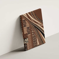 Pasifika Women's Day - Samoa Siapo Malu Tattoo Inspired Canvas Wall Art Brown LT7 - Polynesian Pride