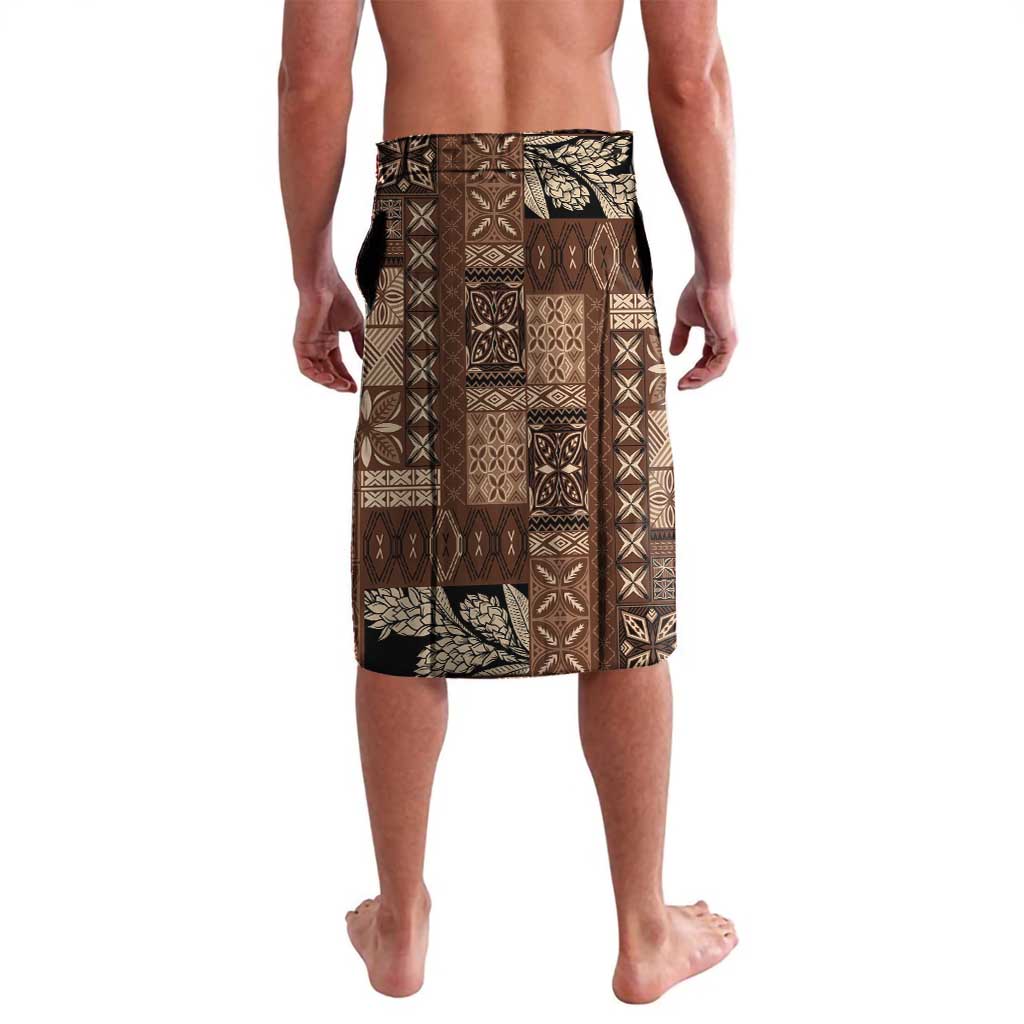 Pasifika Women's Day - Samoa Siapo Malu Tattoo Inspired Lavalava Brown LT7 - Polynesian Pride