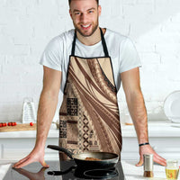 Pasifika Women's Day - Samoa Siapo Malu Tattoo Inspired Apron Beige LT7 - Polynesian Pride