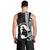 Mother's Day Men Tank Top Polynesia Vintage Hibiscus - Black