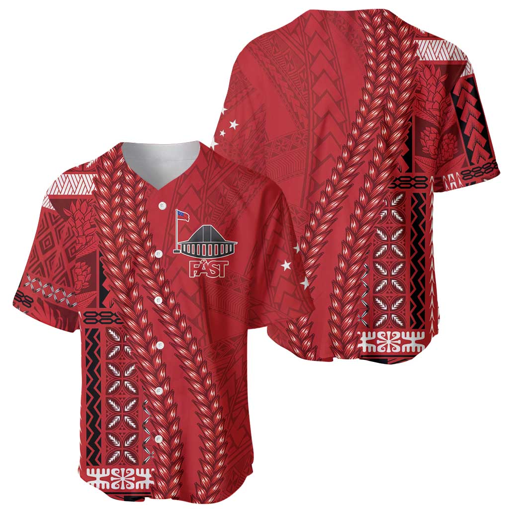 Samoa FAST Siapo Baseball Jersey Tatau-Ulafala Vines LT7 - Polynesian Pride