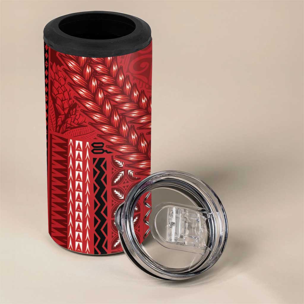 Samoa FAST Siapo 4 in 1 Can Cooler Tumbler Tatau-Ulafala Vines LT7 - Polynesian Pride