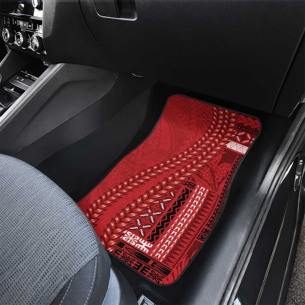 Samoa FAST Siapo Car Mats Tatau-Ulafala Vines LT7 - Polynesian Pride