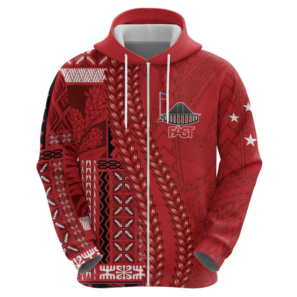 Samoa FAST Siapo Hoodie Tatau-Ulafala Vines LT7 - Polynesian Pride