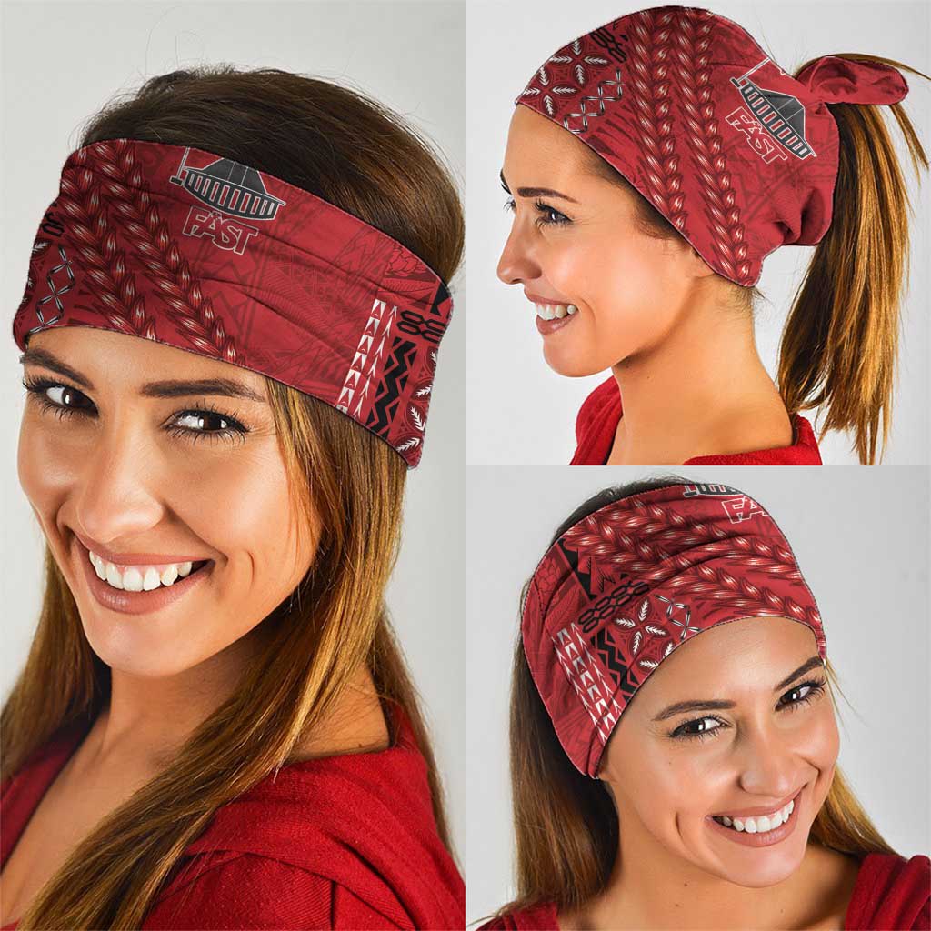 Samoa FAST Siapo Neck Gaiter Tatau-Ulafala Vines LT7 - Polynesian Pride