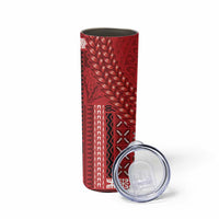 Samoa FAST Siapo Skinny Tumbler Tatau-Ulafala Vines LT7 - Polynesian Pride