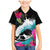 Hawaii Surfing Family Matching Mermaid Dress and Hawaiian Shirt Triple Crown Rides The Waves LT7 Son's Shirt Black - Polynesian Pride