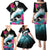 Hawaii Surfing Family Matching Puletasi Dress and Hawaiian Shirt Triple Crown Rides The Waves LT7 - Polynesian Pride