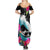 Hawaii Surfing Family Matching Summer Maxi Dress and Hawaiian Shirt Triple Crown Rides The Waves LT7 - Polynesian Pride