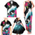 Hawaii Surfing Family Matching Tank Maxi Dress and Hawaiian Shirt Triple Crown Rides The Waves LT7 - Polynesian Pride