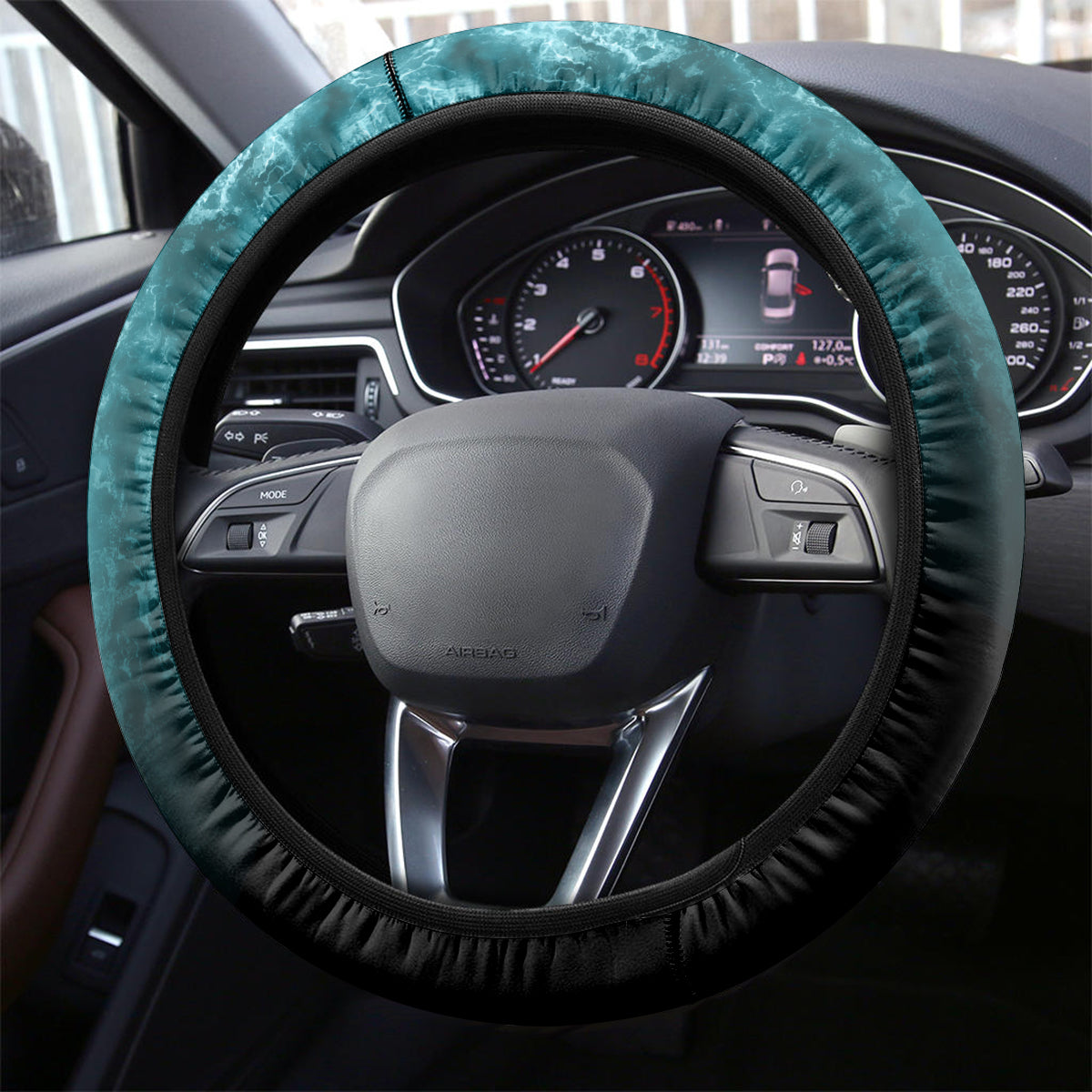 Hawaii Surfing Steering Wheel Cover Triple Crown Rides The Waves LT7 - Polynesian Pride