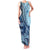 Samoa Siapo Mamanu Family Matching Tank Maxi Dress and Hawaiian Shirt Plumeria Navy Blue Motifs