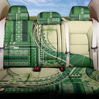 Samoa Siapo Mamanu Back Car Seat Cover Plumeria Emerald Motifs LT7 One Size Green - Polynesian Pride