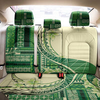 Samoa Siapo Mamanu Back Car Seat Cover Plumeria Emerald Motifs LT7 - Polynesian Pride