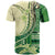 Samoa Siapo Mamanu T Shirt Plumeria Emerald Motifs