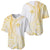 Samoa Siapo Mamanu Baseball Jersey Plumeria Fancy Gold Motifs