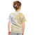 Samoa Siapo Mamanu Kid T Shirt Plumeria Fancy Gold Motifs