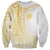 Samoa Siapo Mamanu Sweatshirt Plumeria Fancy Gold Motifs