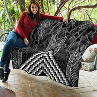 Aotearoa Taniko Pattern Quilt Poutama Mix Kowhai Flowers LT7 - Polynesian Pride