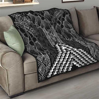 Aotearoa Taniko Pattern Quilt Poutama Mix Kowhai Flowers LT7 - Polynesian Pride