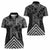 Aotearoa Taniko Pattern Women Polo Shirt Poutama Mix Kowhai Flowers