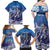 Samoa Manuia le Aso Tuto'atasi Siapo Motif Family Matching Off Shoulder Maxi Dress and Hawaiian Shirt Warrior with Nifo Oti