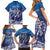 Samoa Manuia le Aso Tuto'atasi Siapo Motif Family Matching Short Sleeve Bodycon Dress and Hawaiian Shirt Warrior with Nifo Oti